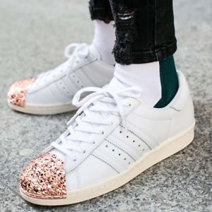 superstar metal toe rose gold